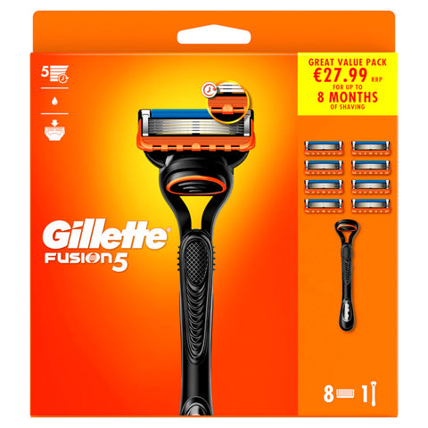 Gillette Fusion Razor Plus 7 Blades