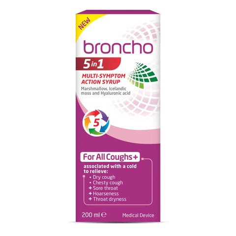 Broncho 5 in 1 Multi-Symptom Action Syrup 200ml