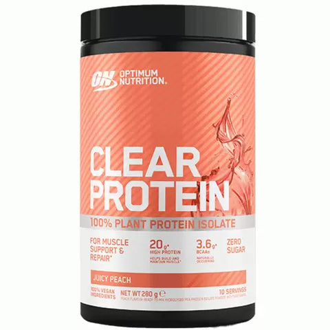 Optimum Nutrition Clear Protein 100% Plant Protein Isolate 280g - Juicy Peach