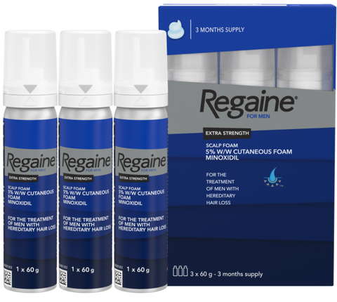 Regaine Extra Strength Foam 3 Pack