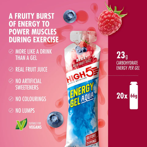 High5 Energy Gel Aqua - Caffeine Free - 40g Gel