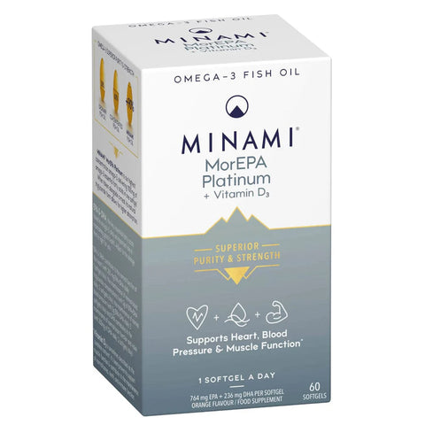 Minami MorEPA Platinum + Vitamin D3 - 60 Softgels