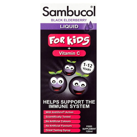 Sambucol Kids Liquid - Black Elderberry + Vitamin C